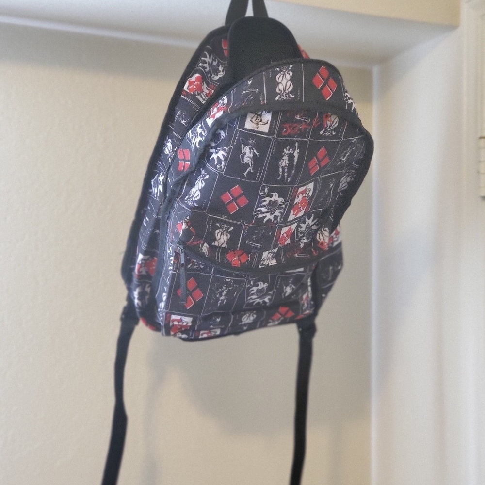 Hot Topic reversible Harley Quinn backpack